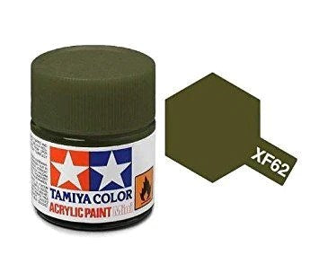 Tamiya XF62 Olive Drab Acrylic Paint - 10ml