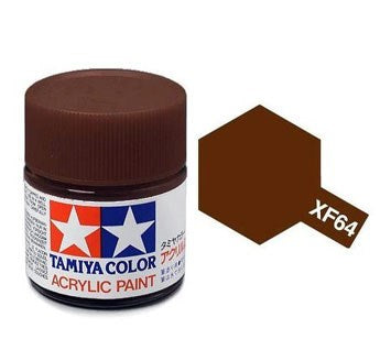 Tamiya XF64 Red Brown Acrylic Paint - 10ml