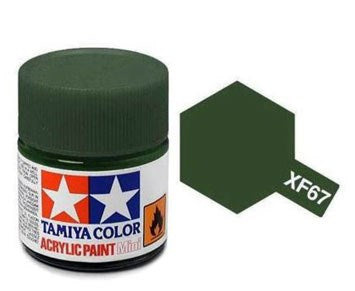 Tamiya XF67 Nato Green Acrylic Paint - 10ml