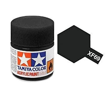 Tamiya XF69 Nato Black Acrylic Paint - 10ml