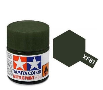 Tamiya XF81 Dark Green 2 (RAF) Acrylic Paint - 10ml