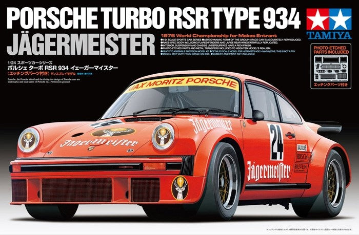 Tamiya 24328 1:24 Porsche Turbo RSR Type 934 Jagermeister