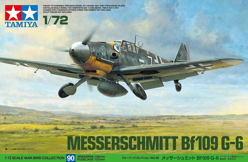 Tamiya 60790 1:72 Bf109 G-6