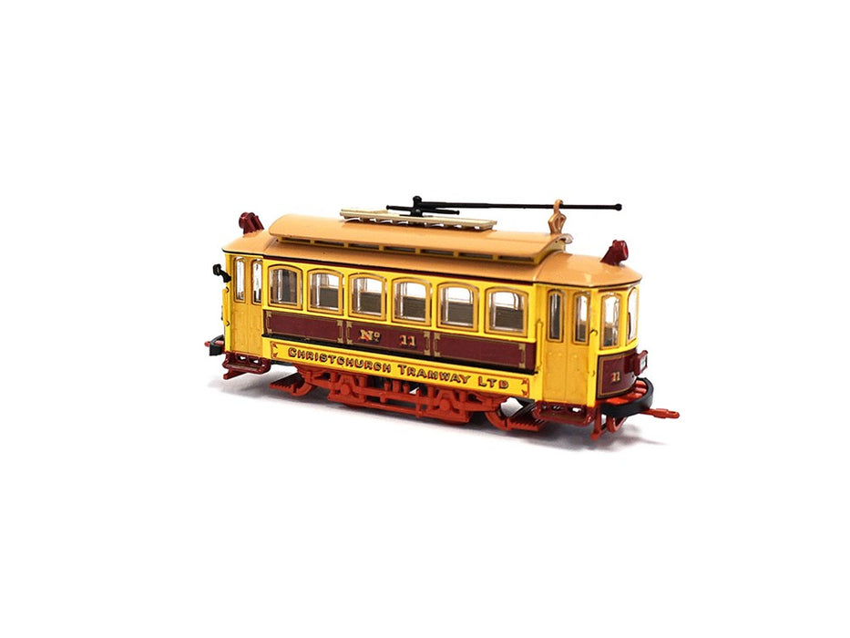 Trams4u 1:87 Box Car No.11 Standard Edition - Christchurch Tramways