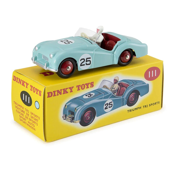 Dinky Toys 111 Triumph TR2 Sports &amp; Driver