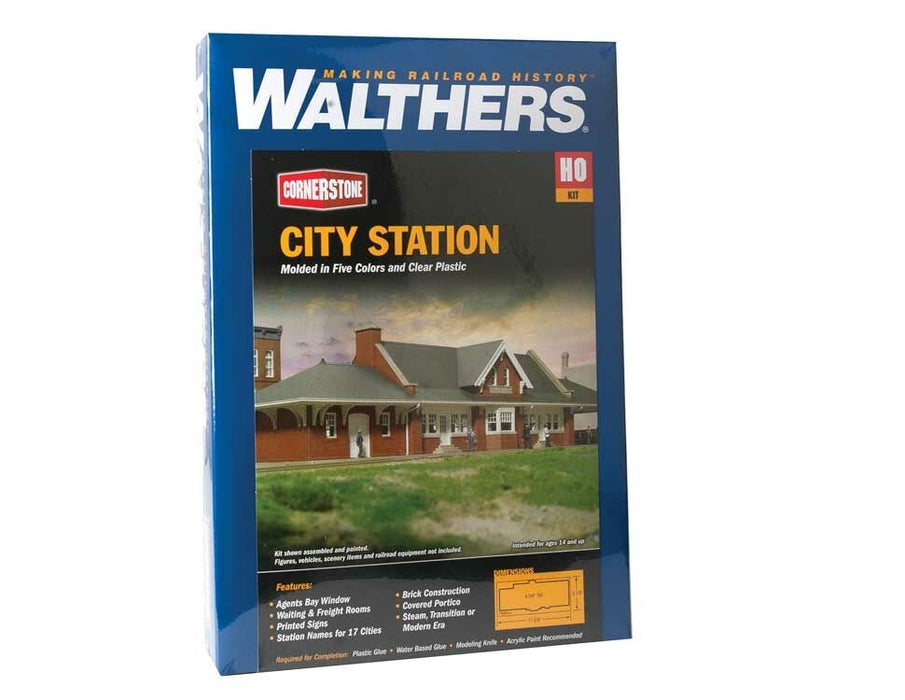 Walthers Cornerstone 933-2904 HO City Station Kit