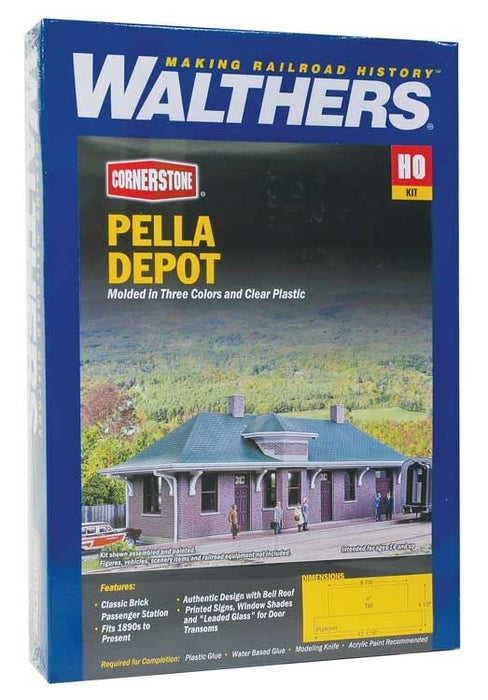 Walthers Cornerstone 933-4054 HO Pella Depot Kit