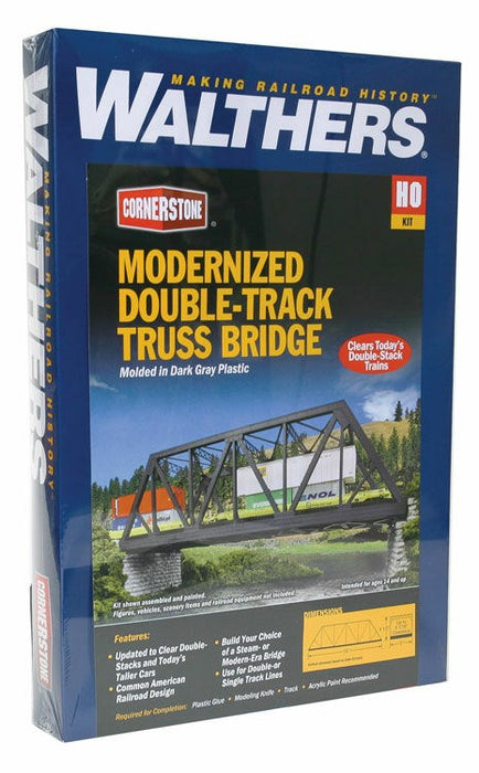 Walthers Cornerstone 933-4510 HO Modernized Double-Track Railroad Truss Bridge Kit