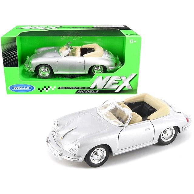 Welly 29390S 1:24 Porsche 356B - Silver