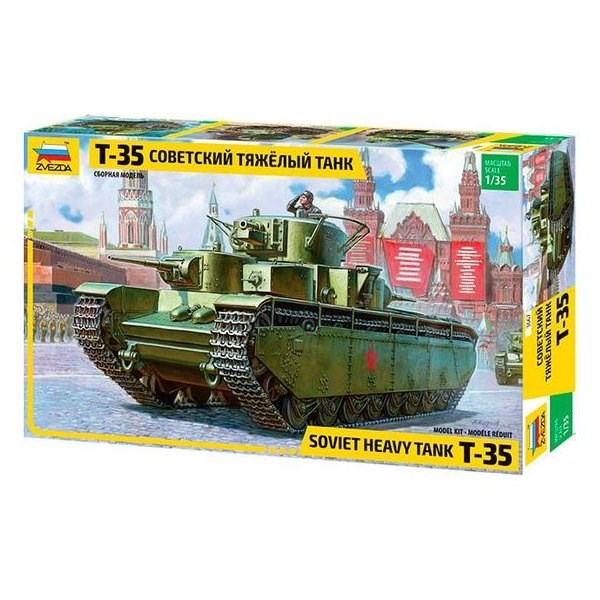 Zvezda 3667 1:35 T-35 Heavy Tank