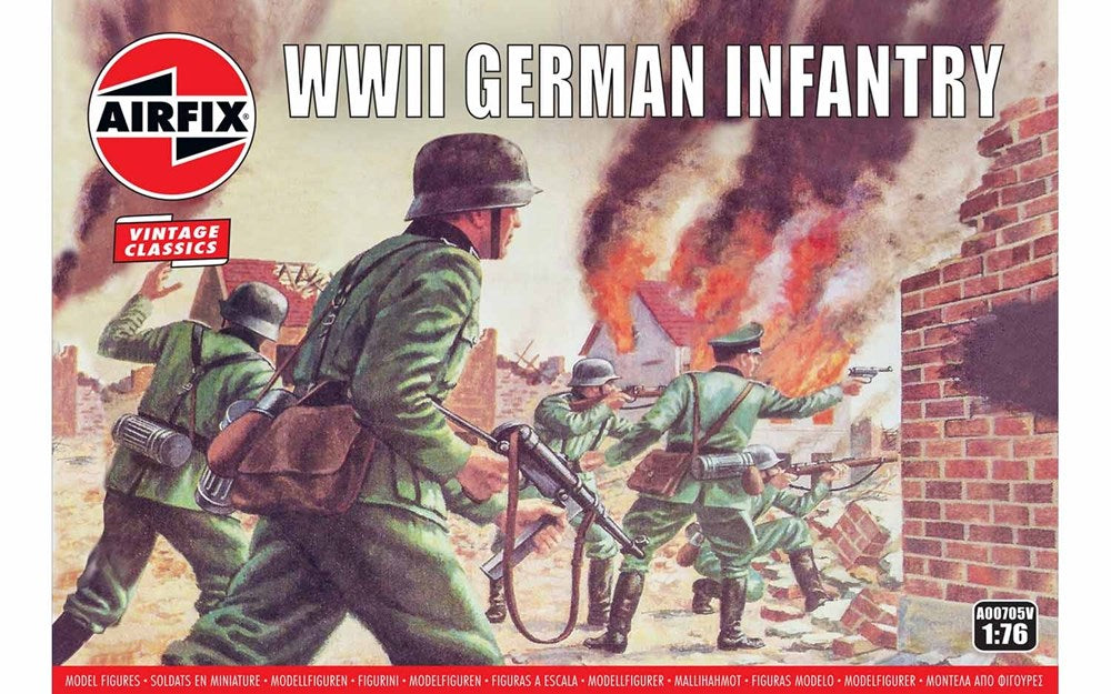 Airfix A00705V 1:76 WWII German Infantry - Vintage Classics