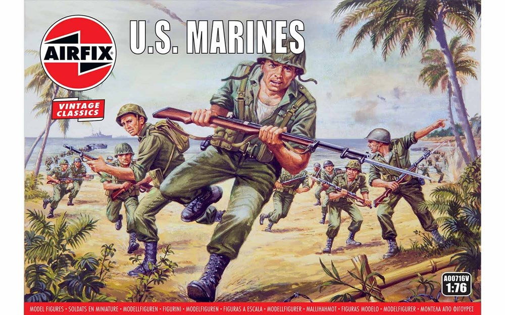 Airfix A00716V 1:76 WWII US Marines - Vintage Classics