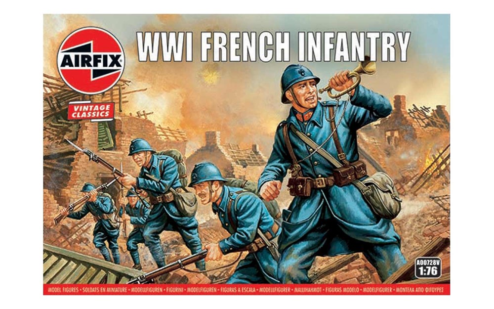 Airfix A00728V 1:76 WWI French Infantry - Vintage Classics