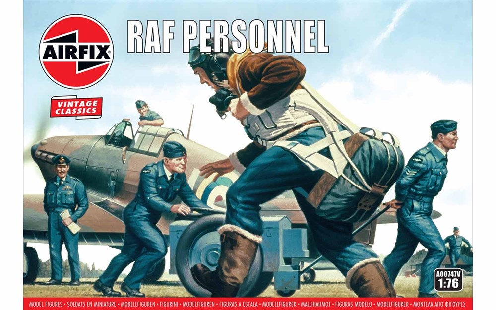 Airfix A00747V 1:76 WWII RAF Personnel - Vintage Classics