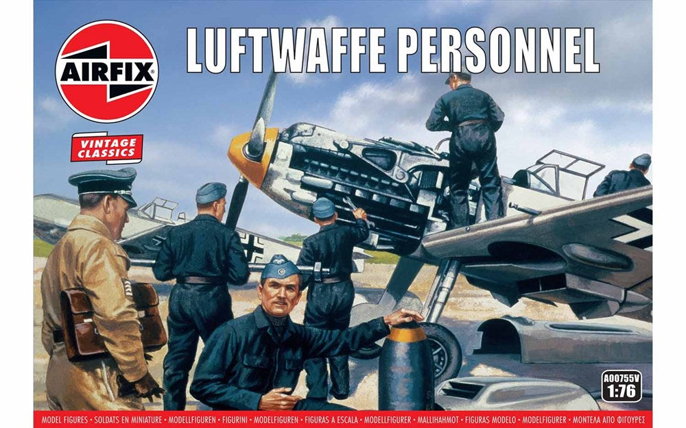Airfix A00755V 1:76 WWII Luftwaffe Personnel - Vintage Classics