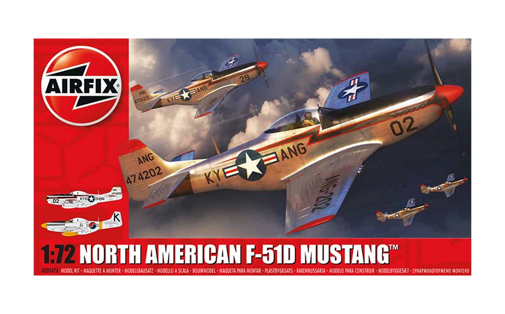 Airfix A02047A 1:72 North American F-51D Mustang