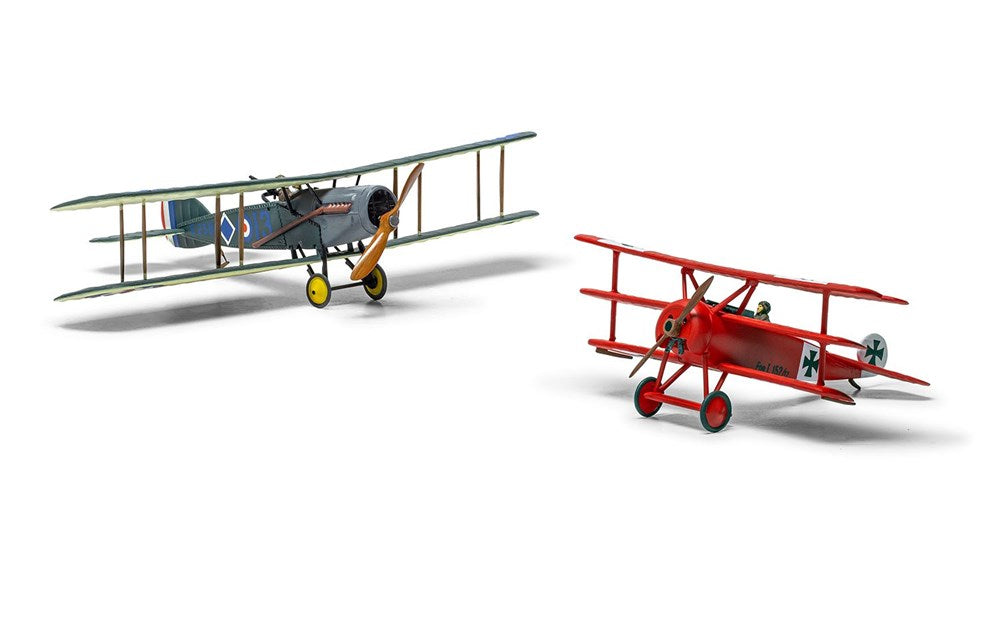 Airfix A02141V 1:72 Fokker DR.1 & Bristol F.2B Dogfight Double - Vintage Classics