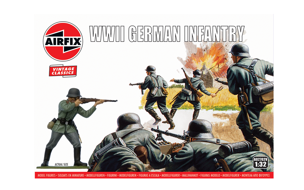 Airfix A02702V 1:32 WWII German Infantry