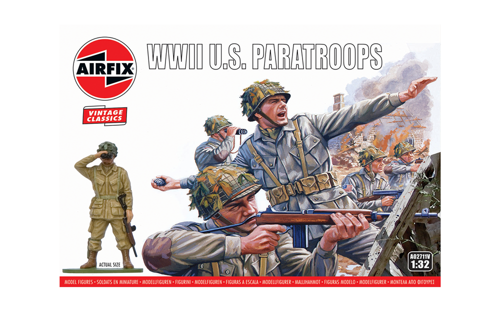 Airfix A02711V 1:32 WWII U.S. Paratroops