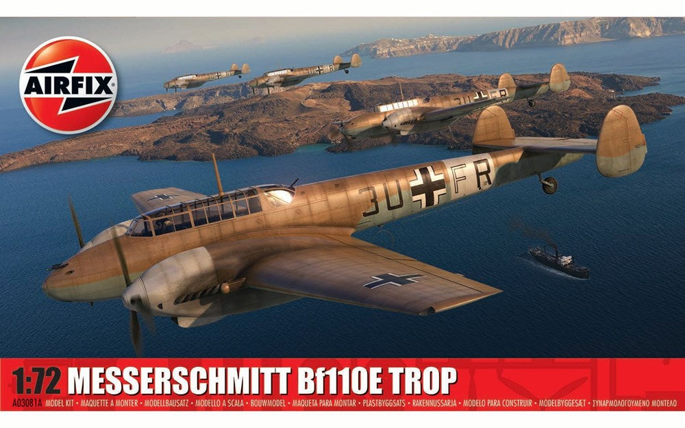 Airfix A03081A 1:72 Messerschmitt Bf110E/E-2 TROP