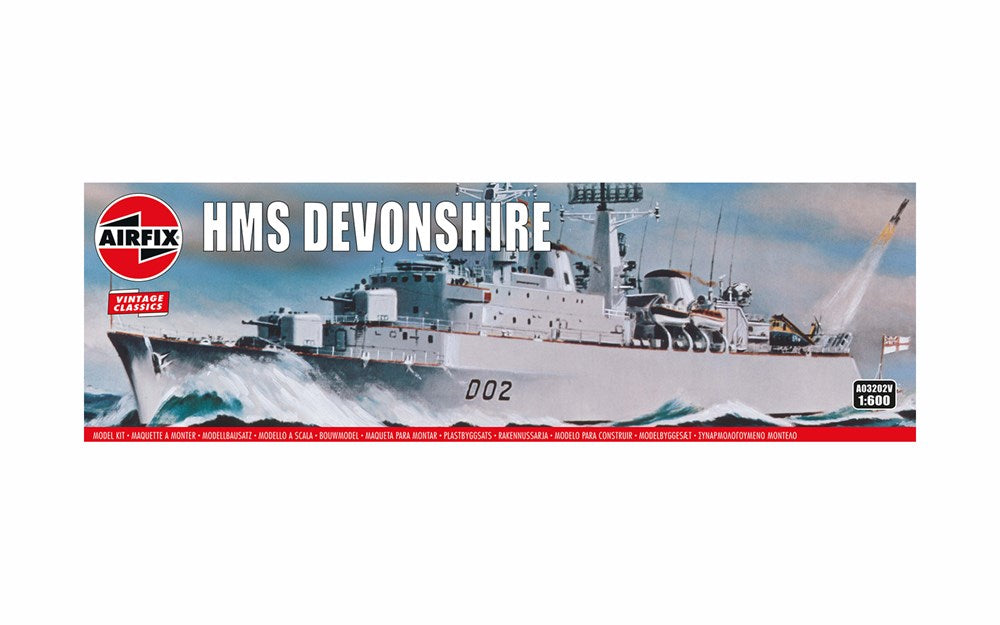 Airfix A03202V 1:600 HMS Devonshire - Vintage Classics