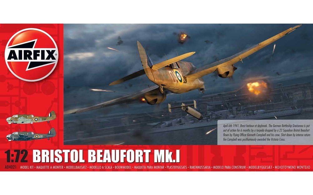 Airfix A04021 1:72 Bristol Beaufort Mk.1