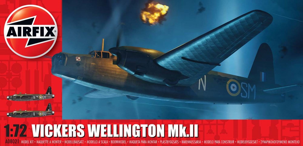 Airfix A08021 1:72 A08021 Vickers Wellington Mk.II