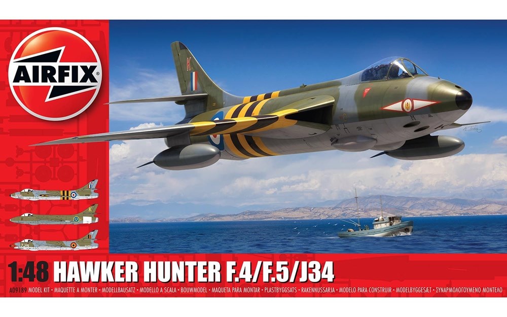 Airfix A09189 1:48 Hawker Hunter F.4/F.5/J.34
