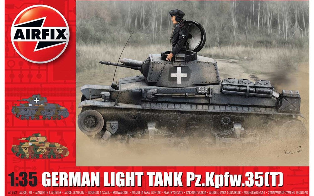 Airfix A1362 1:35 German Light Tank Pz.Kpfw.35(t)