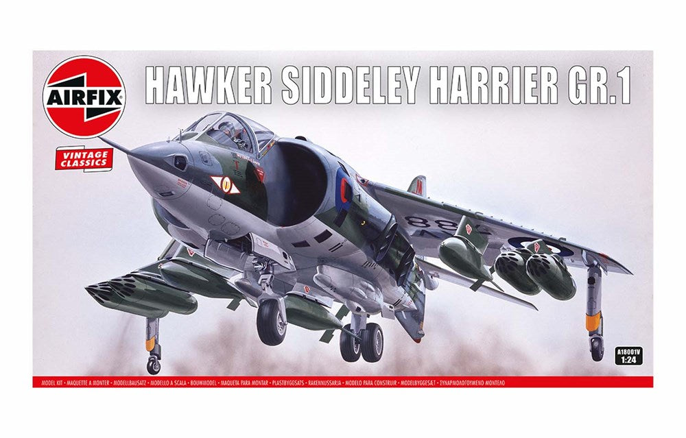 Airfix A18001V 1:24 Hawker Siddeley Harrier GR.1 - Vintage Classics