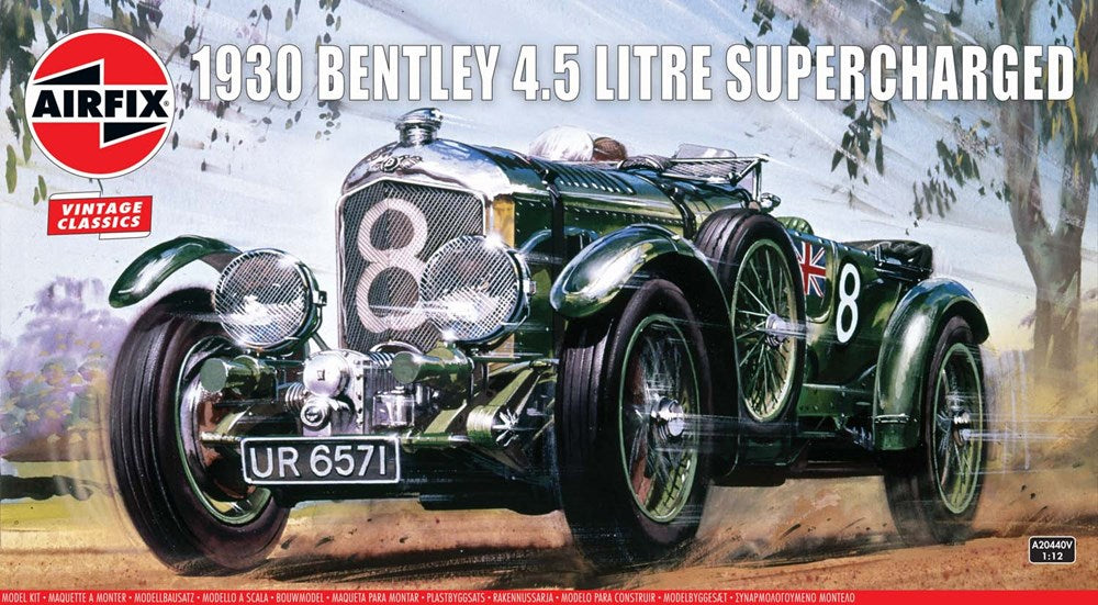Airfix A20440V 1:12 1930 Bentley 4.5 Litre Supercharged - Vintage Classics