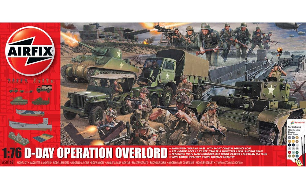 Airfix A50162 1:76 D-Day Operation Overlord Gift Set