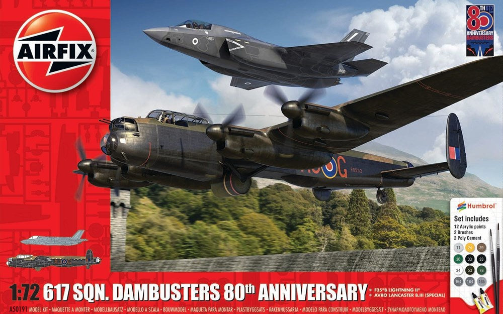 Airfix A50191 1:72 617 Sqn. Dambusters 80th Anniversary - Gift Set
