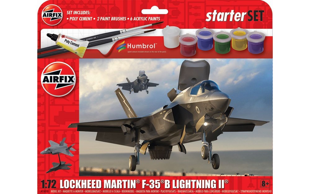 Airfix A55010 1:72 Starter Set - Lockheed Martin F-35B Lightning II