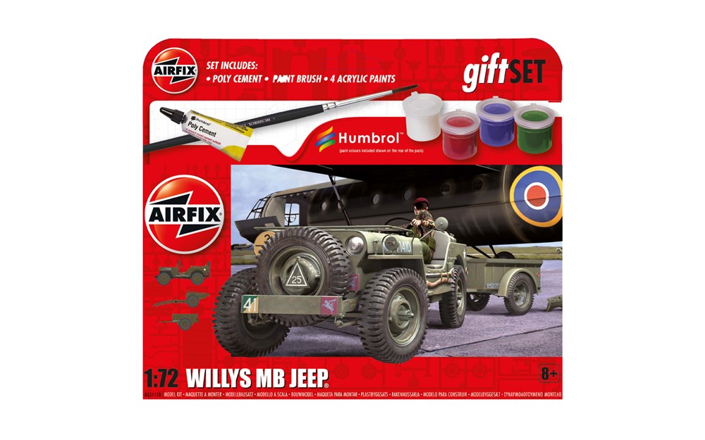 Airfix A55117A Gift Set - 1:72 Willys MB Jeep