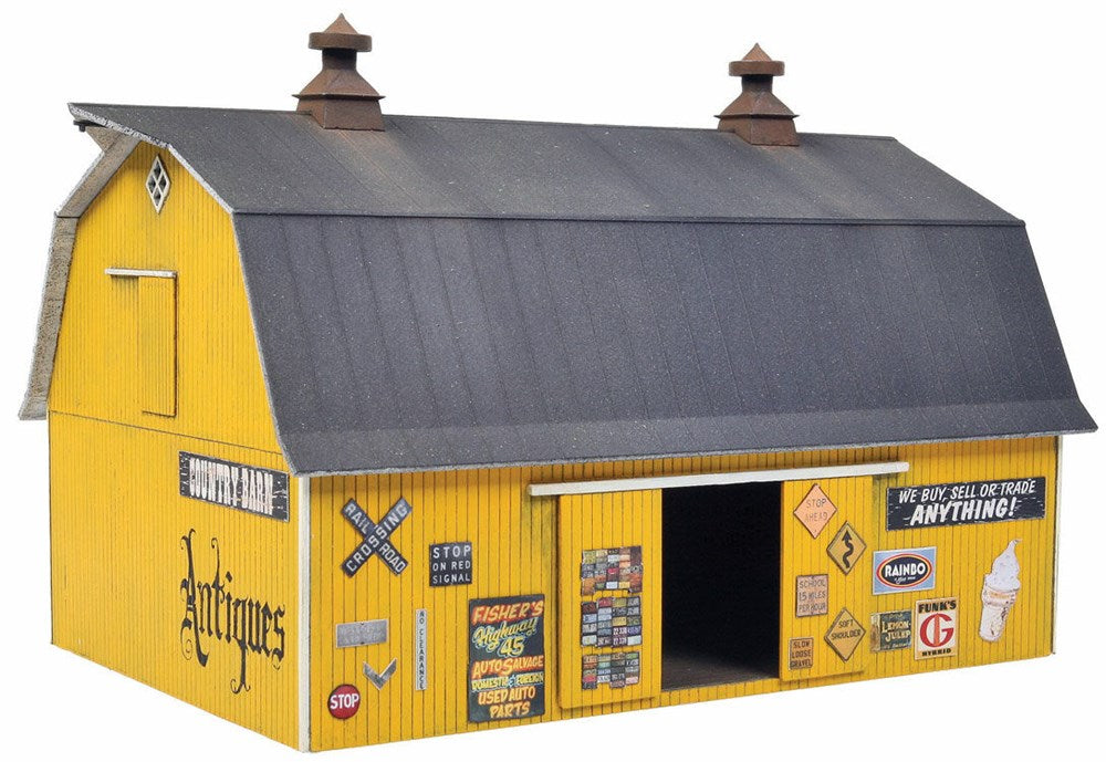 Walthers Cornerstone 933-3339 HO Antiques Barn Kit