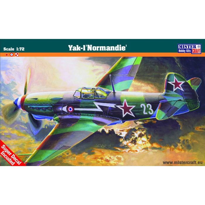Mister Craft B-19 1:72 Yak-1 M - Normandie
