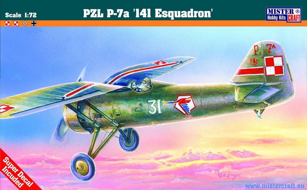 Mister Craft B-35 1:72 PZL P-7A 141 Esquadron