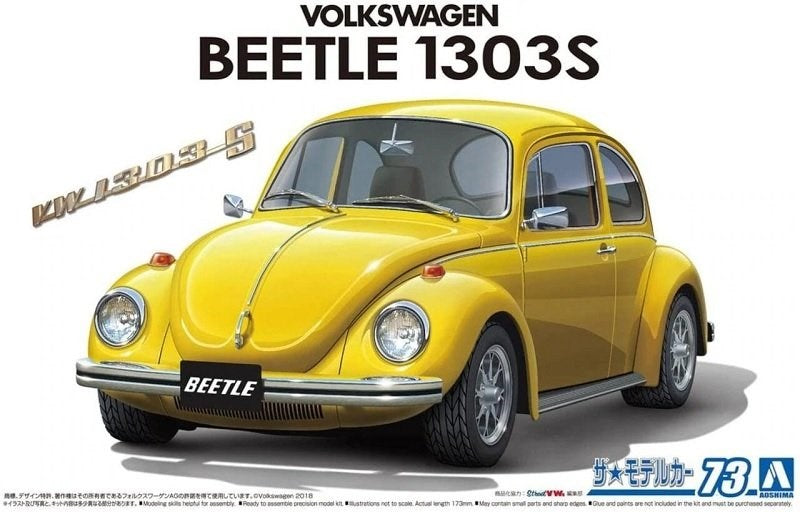 Aoshima 06130 1:24 Volkswagen Beetle 1303S 1973