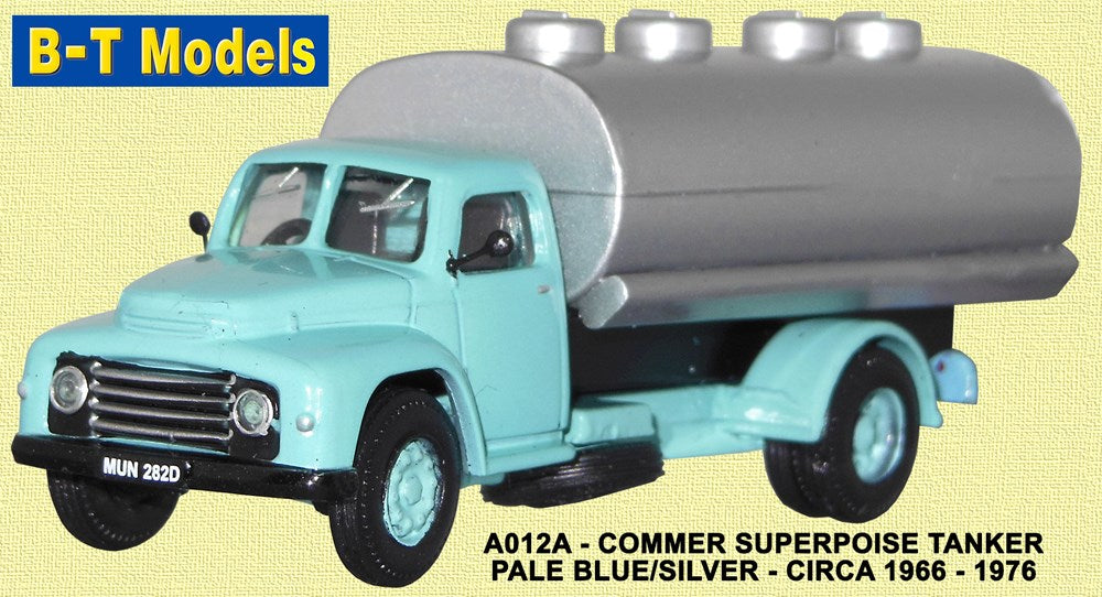 Base Toys A012A OO (1:76) Commer Superpoise Tanker Pale Blue/Silver