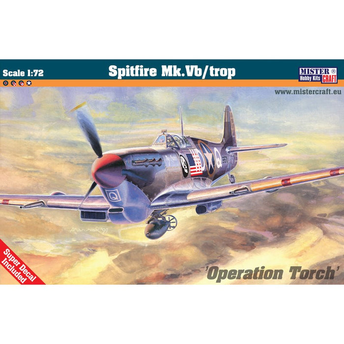 Mister Craft D-192 1:72 Spitfire Mk.Vb/trop 'Operation Torch'