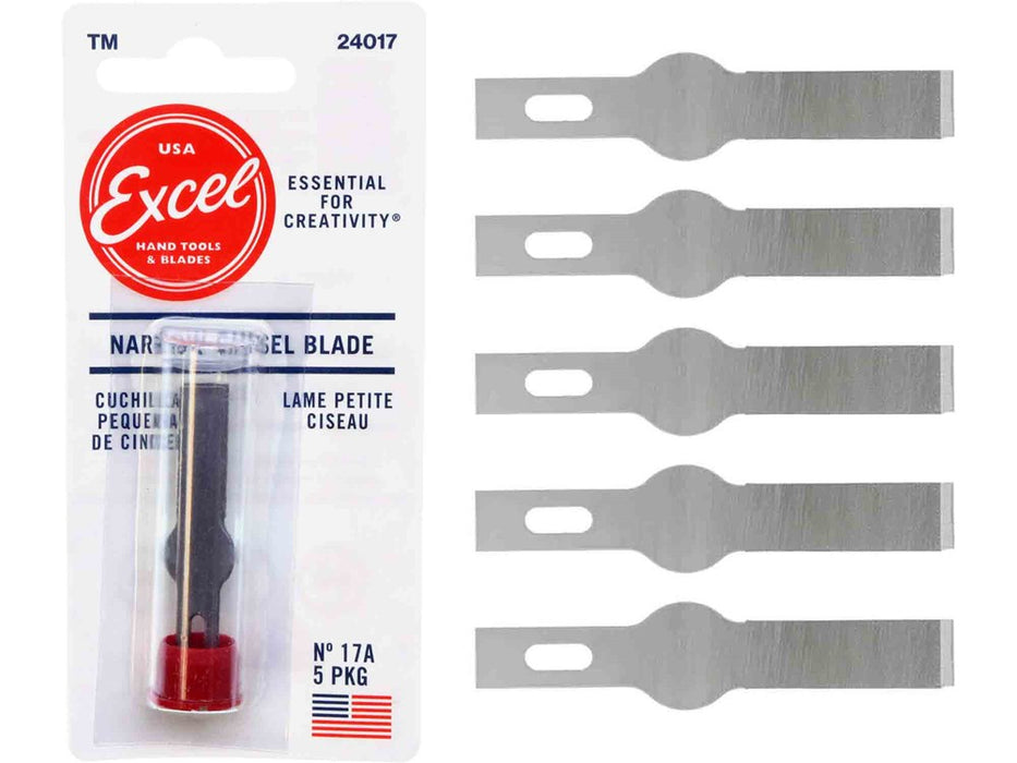Excel 24017A #1 Narrow Chisel Blade Long (5
