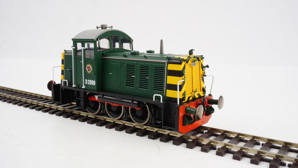 Heljan 2937 OO Class 07 - BR Green with Wasp Stripes 'D2998' (V1)
