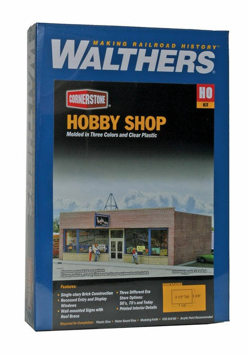 Walthers Cornerstone 933-3475 HO Hobby Shop Kit