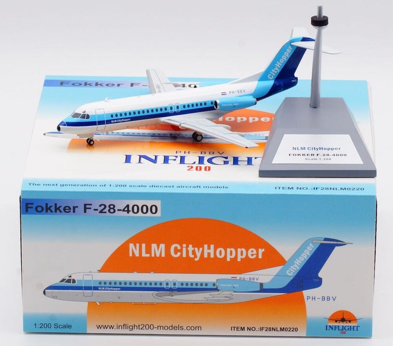 Inflight200 IF28NLM0220 1:200 NLM CityHopper Fokker F28-4000 Fellowship PH-BBV