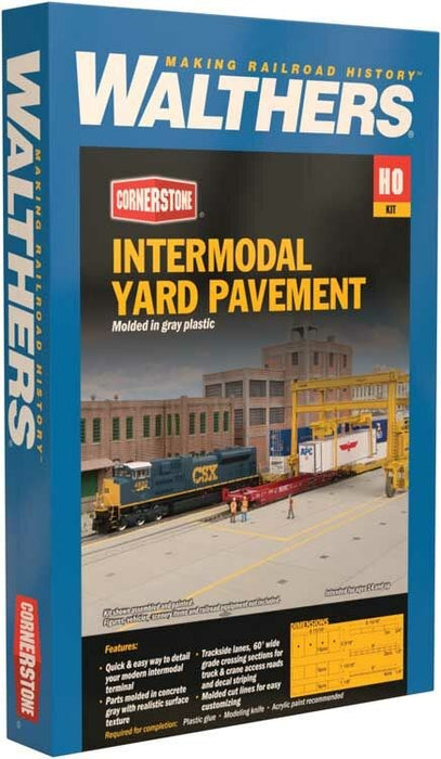 Walthers Cornerstone 933-4120 HO Intermodal Yard Pavement Kit
