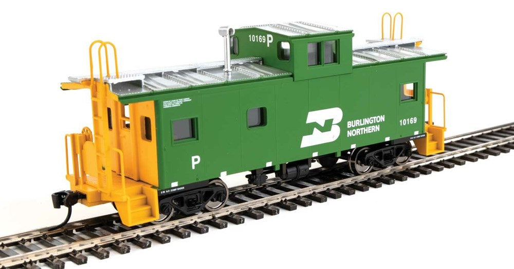 Walthers Mainline 910-8763 HO International Wide-Vision Caboose - Ready to Run - Burlington Northern #10169
