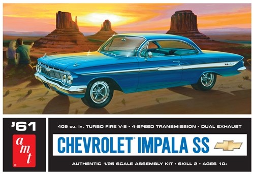 AMT 1013 1:25 1961 Chevy Impala SS