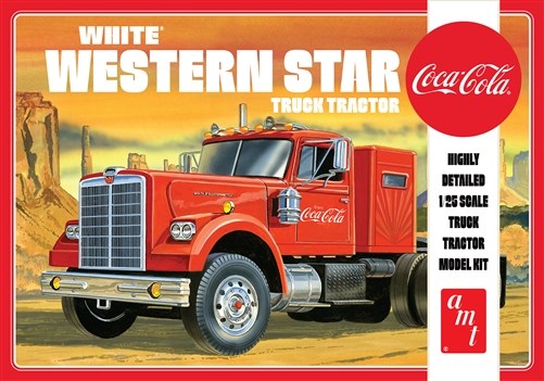 AMT 1160 1:25 White Western Star Semi Tractor (Coca Cola)