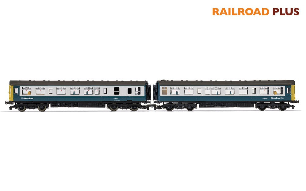 Hornby R30171 OO RailRoad Plus MetroTrain Class 110 2 Car Train Pack E52075 - Era 7